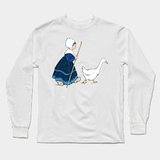 Little Dutch goose girl Long Sleeve T-Shirt